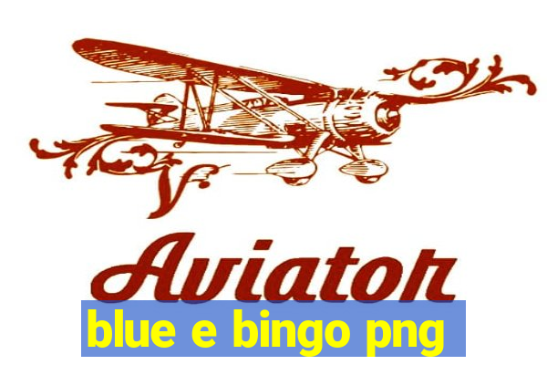 blue e bingo png