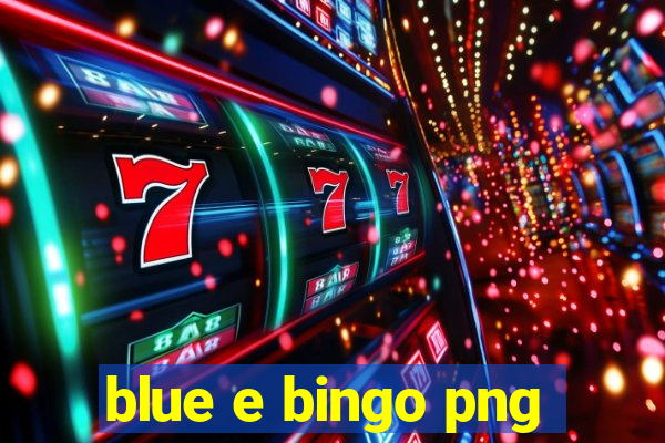 blue e bingo png