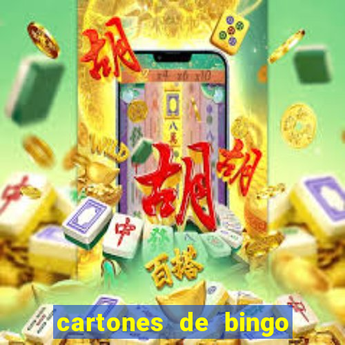 cartones de bingo para imprimir