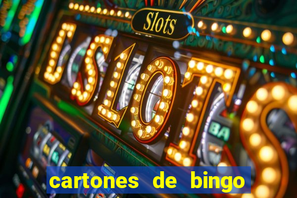 cartones de bingo para imprimir