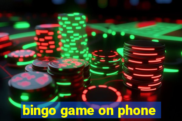 bingo game on phone