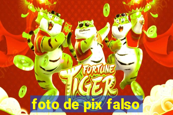 foto de pix falso