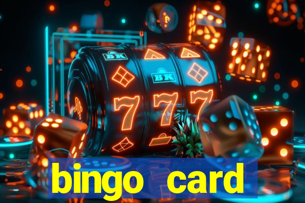 bingo card generator with pictures