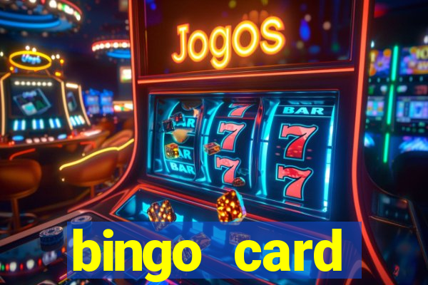 bingo card generator with pictures