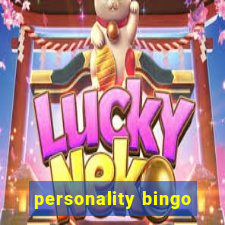 personality bingo