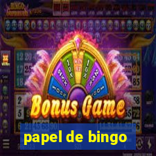 papel de bingo