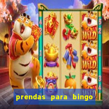 prendas para bingo de natal