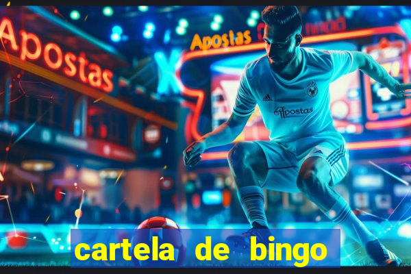 cartela de bingo cha de panela