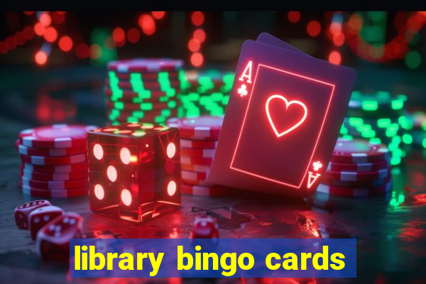 library bingo cards