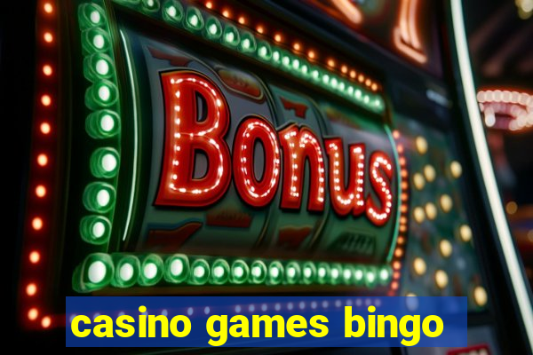 casino games bingo