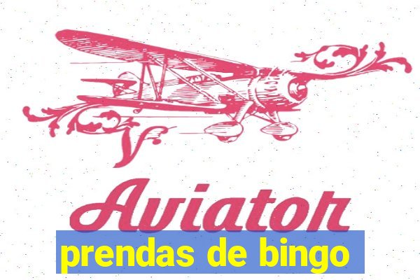 prendas de bingo