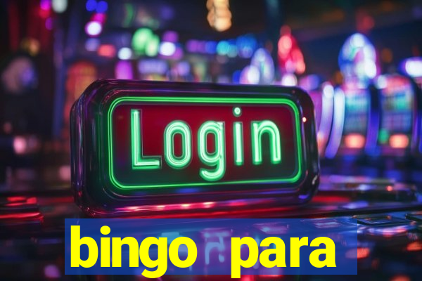 bingo para despedida de solteira para imprimir