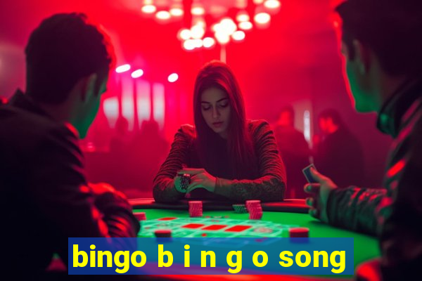 bingo b i n g o song