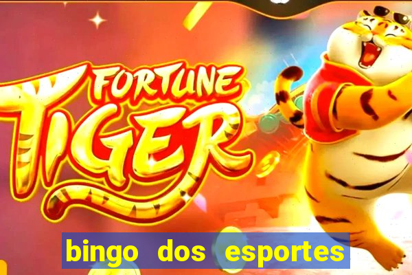 bingo dos esportes para imprimir