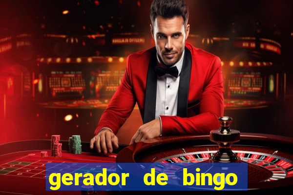 gerador de bingo cha de bebe