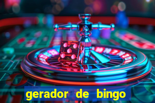 gerador de bingo cha de bebe