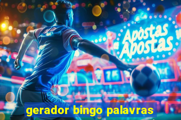 gerador bingo palavras