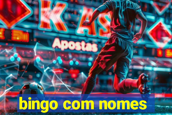 bingo com nomes