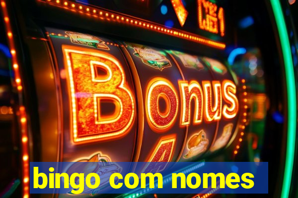 bingo com nomes