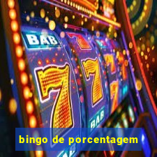 bingo de porcentagem