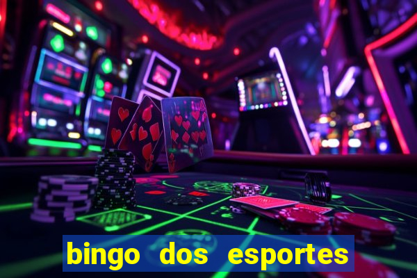 bingo dos esportes para imprimir