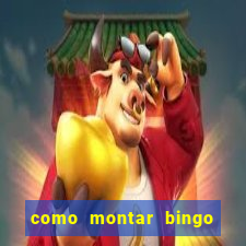 como montar bingo brinquedos toia