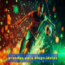 prendas para bingo ideias