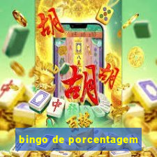 bingo de porcentagem