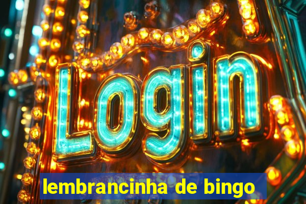 lembrancinha de bingo