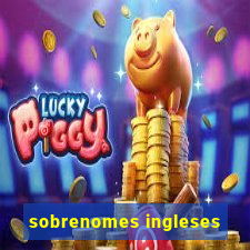 sobrenomes ingleses