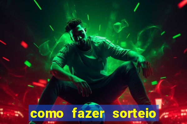 como fazer sorteio de cores online