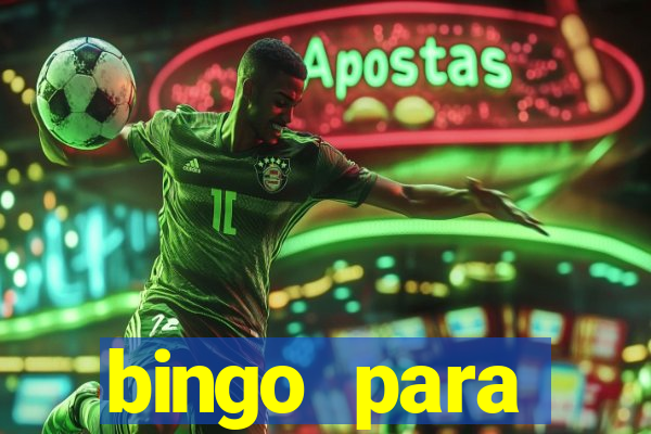 bingo para despedida de solteira para imprimir