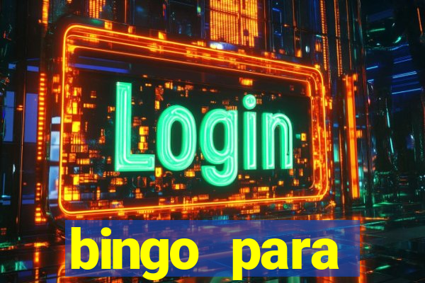 bingo para despedida de solteira para imprimir