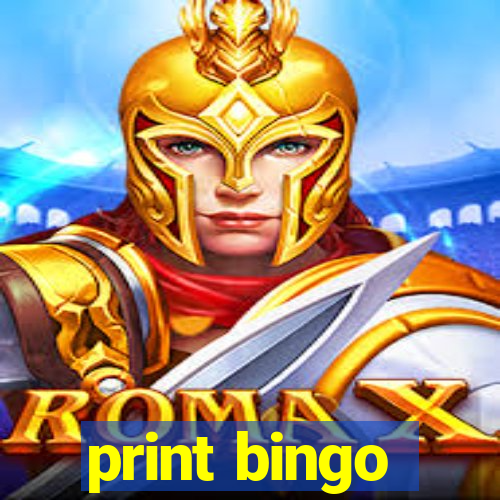 print bingo