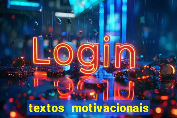 textos motivacionais para equipes