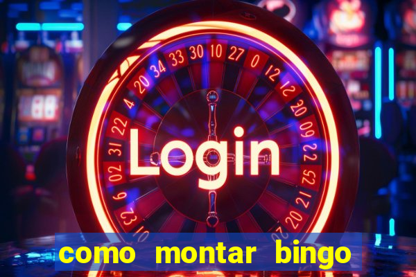 como montar bingo brinquedos toia