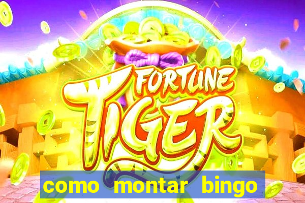 como montar bingo brinquedos toia