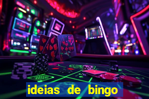 ideias de bingo para o natal