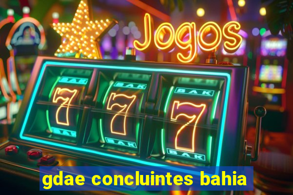 gdae concluintes bahia