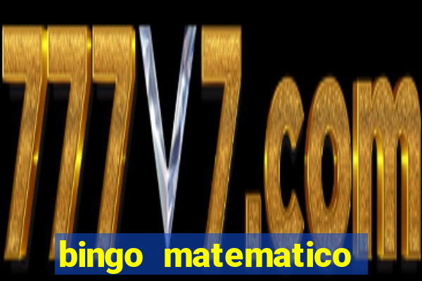 bingo matematico para ensino medio