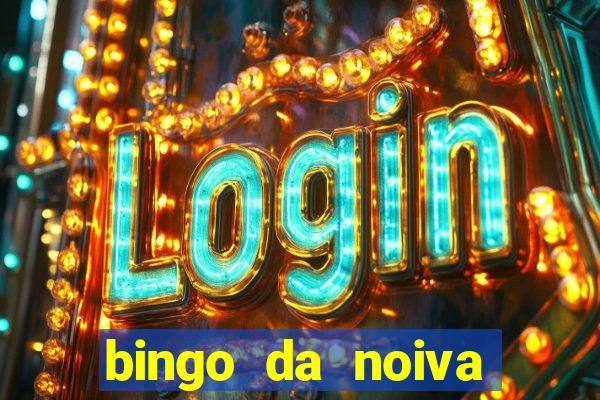 bingo da noiva para imprimir